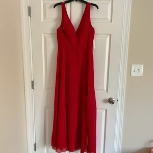 Red formal dress. New with tags. Size 10.